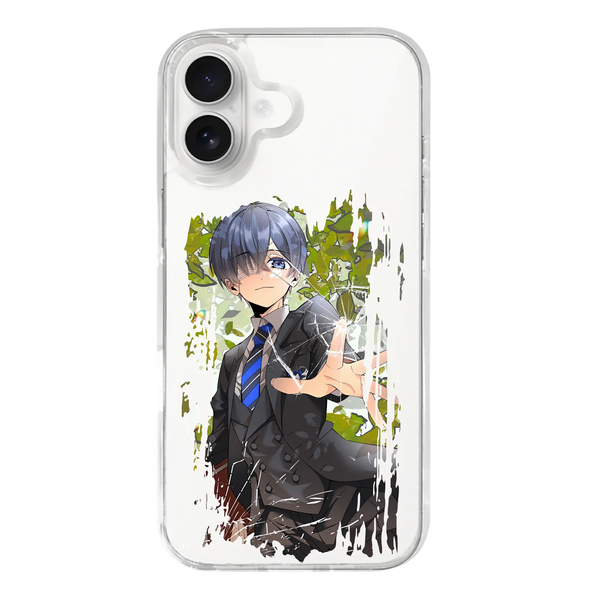 黒執事 グッズ,シエル・ファントムハイヴ - iPhone 17シリーズ 透明スマホケース – 薄型・耐衝撃・精密フィット保護カバー